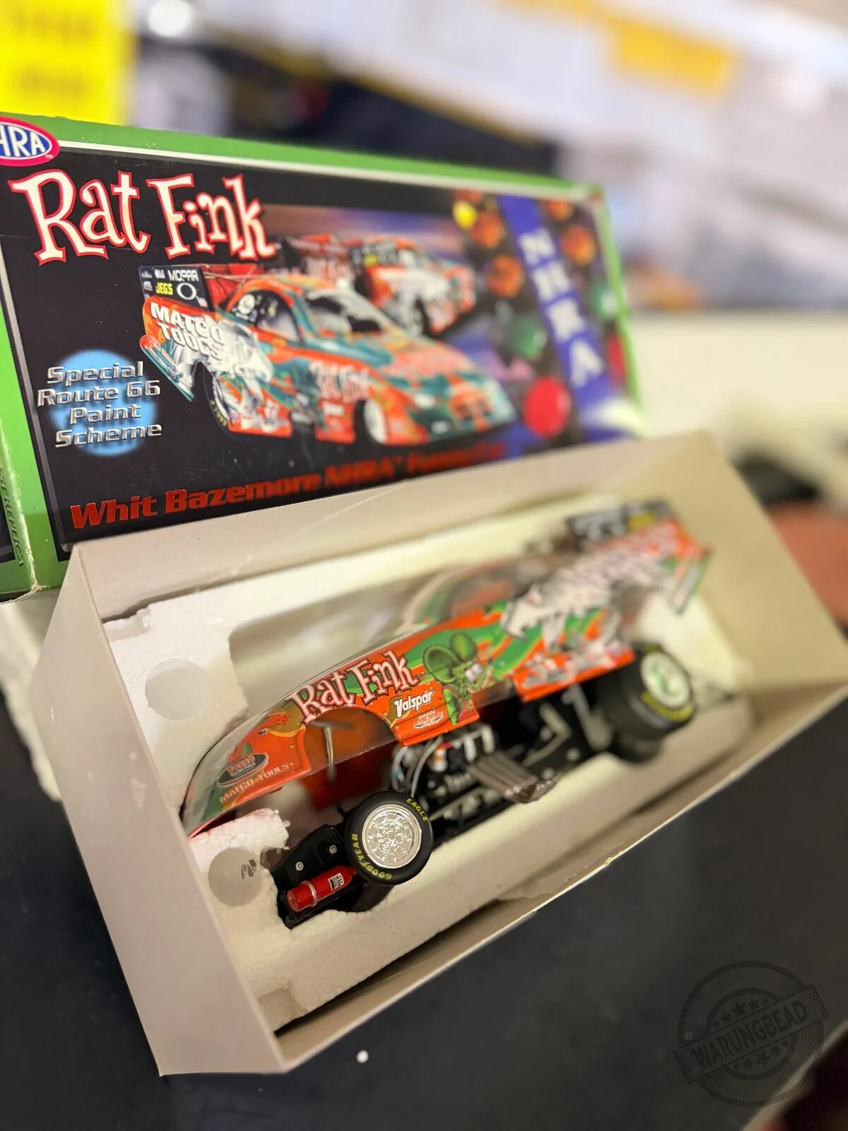 Whit Bazemore Rat Fink 2005 Dodge Funny Car 1:24 Scale Diecast Figurine 5 Whit Bazemore Rat Fink 2005 Dodge Funny Car 1:24 Scale Diecast Figurine