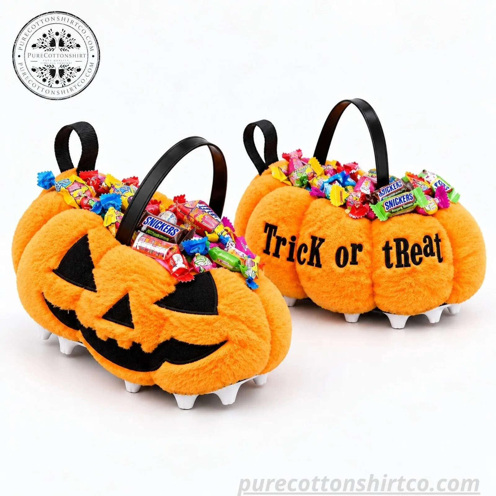 Halloween Candy-Bucket Cleats 5 Halloween Candy-Bucket Cleats
