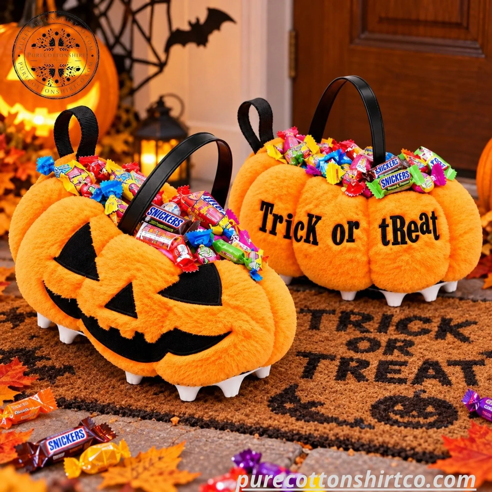 Halloween Candy-Bucket Cleats 7 Halloween Candy-Bucket Cleats