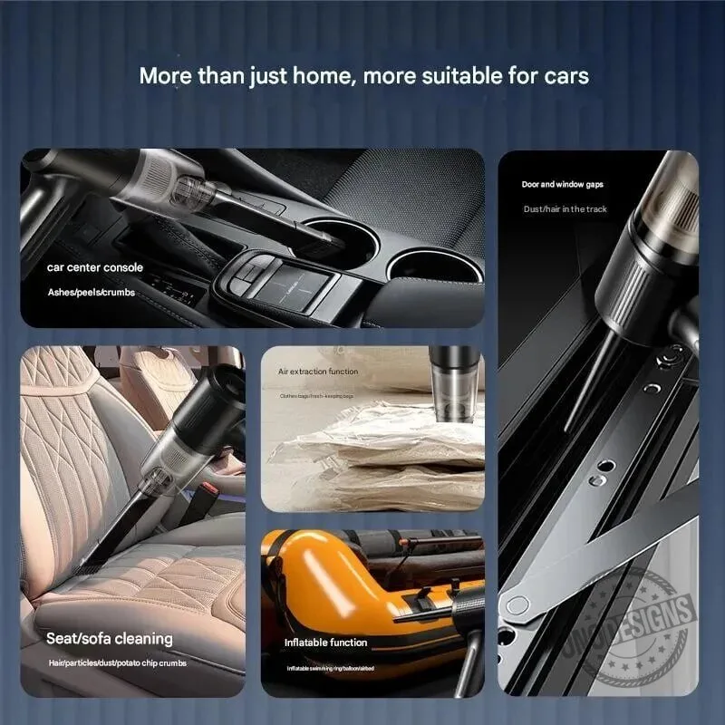 Cordless Handheld Car Vacuum Cleaner Rechargeable Blower Combo for Auto Home 9 Cordless Handheld Car Vacuum Cleaner Rechargeable Blower Combo for Auto Home