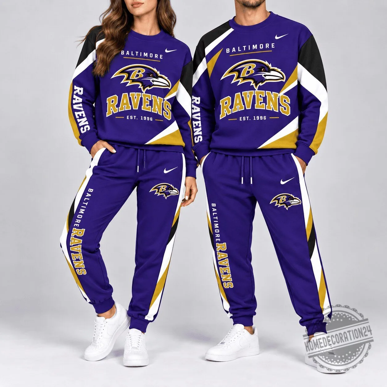 Baltimore Ravens NFL Football Team Fan Unisex Crewneck Sweatshirt