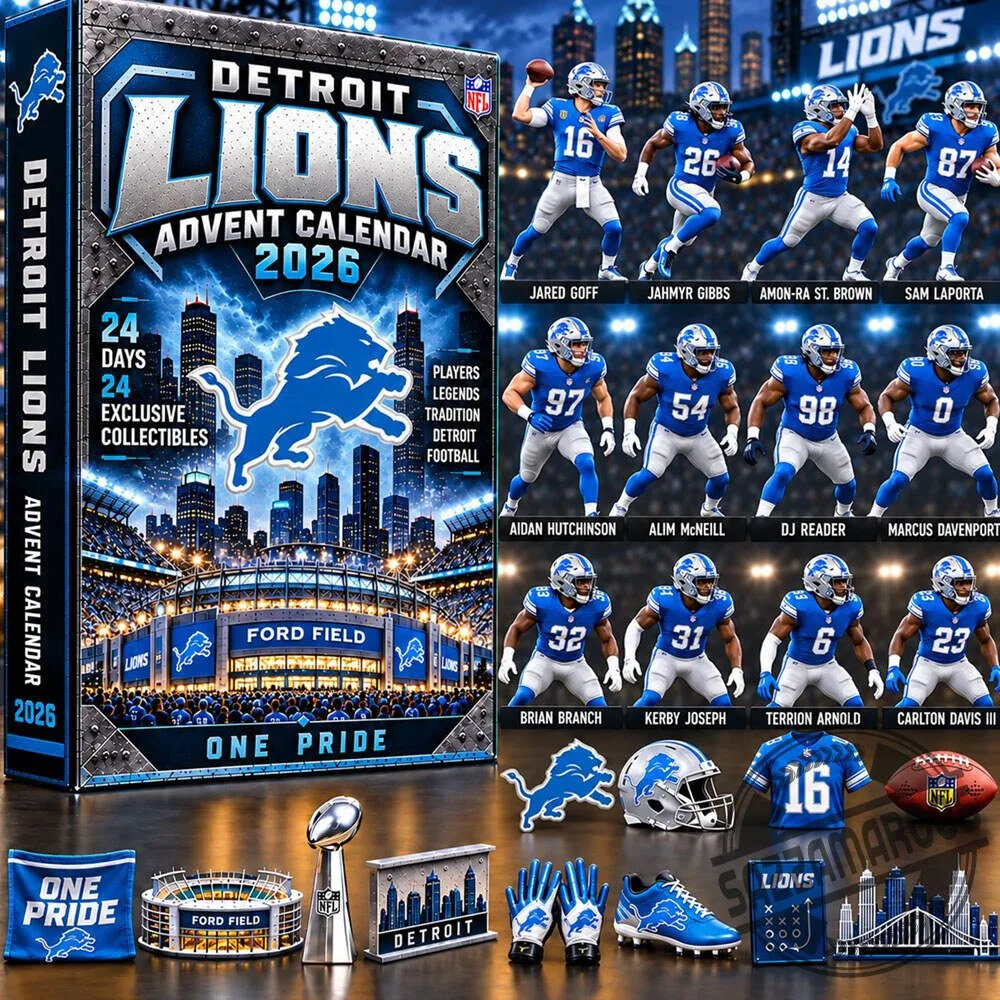 2026 Detroit Lions Advent Calendar 1 2026 Detroit Lions Advent Calendar
