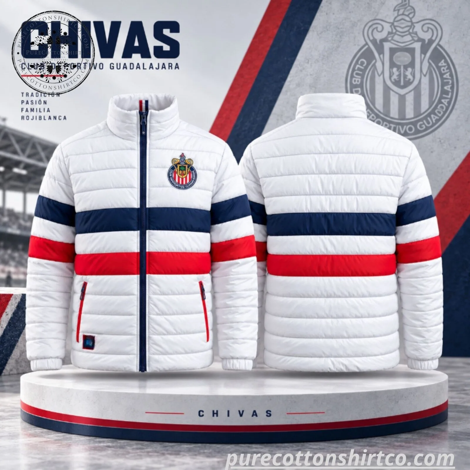 ❄️Chivas Guadalajara Puffer Jacket