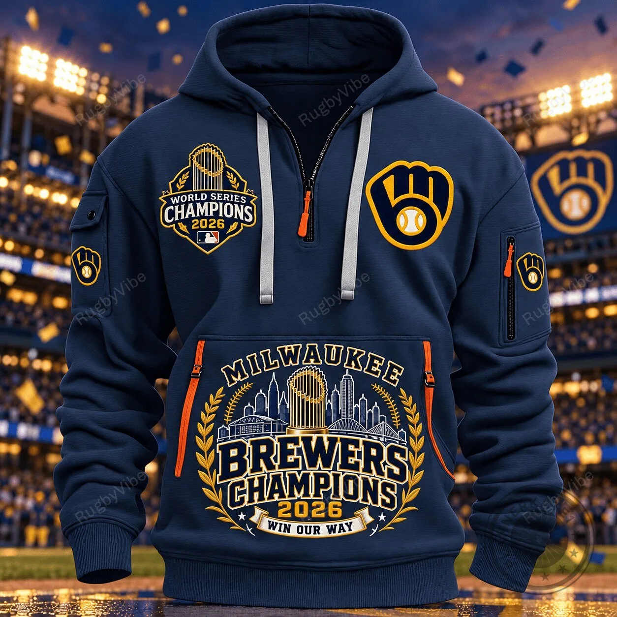 Milwaukee Brewers World Series Champions 2026 Hoodie