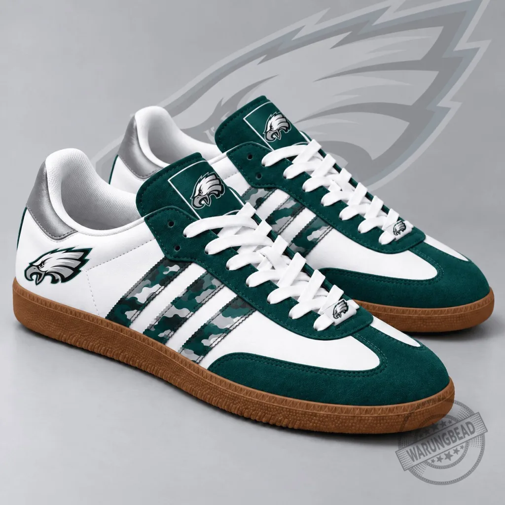 Philadelphia Eagles NFL Camouflage Classic Retro Sneakers Shoes 45 Philadelphia Eagles NFL Camouflage Classic Retro Sneakers Shoes