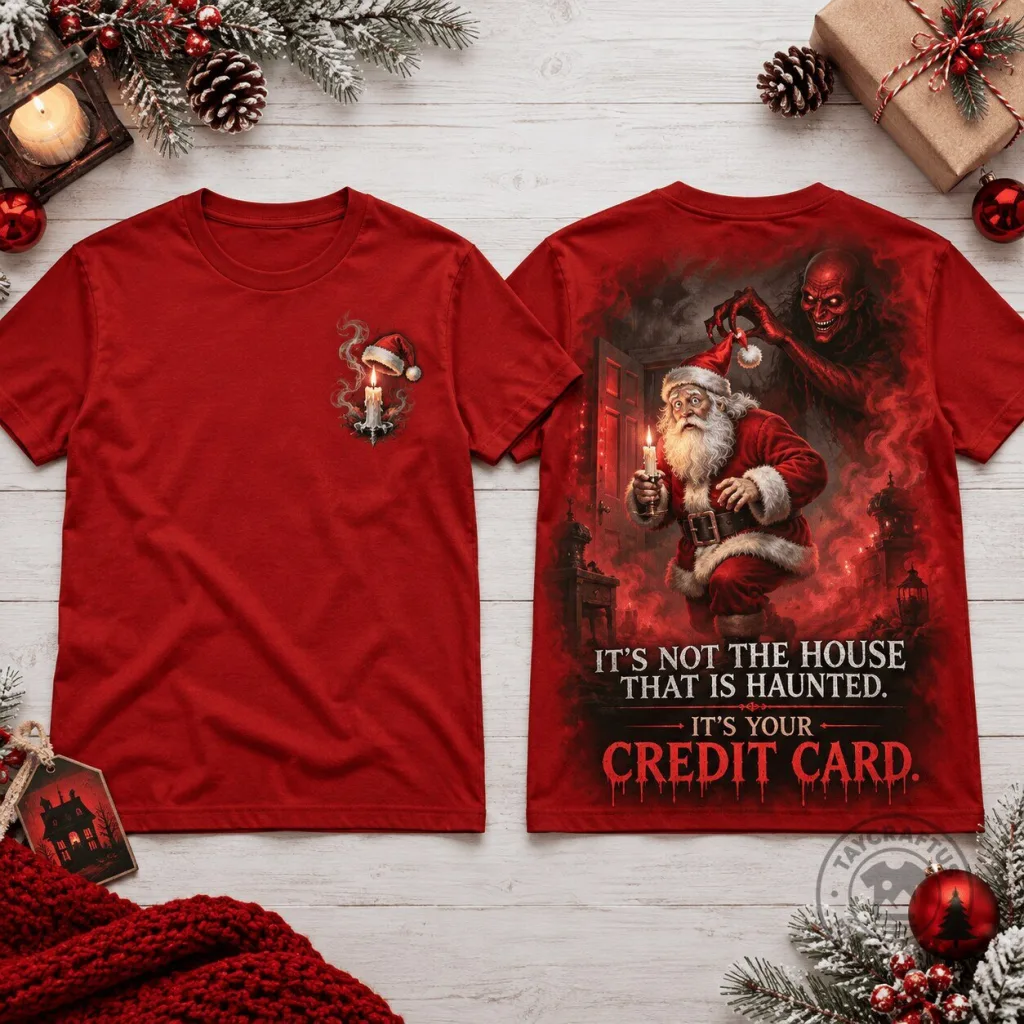 Insidious Red Face Demon Santa Christmas Horror T-Shirt Insidious Red Face Demon Santa Christmas Horror T-Shirt