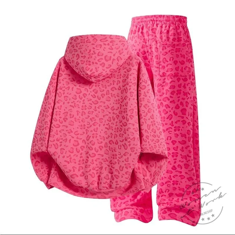 Leopard Print Loose Fit Hoodie and Wide Leg Pants Set for Women 23 Leopard Print Loose Fit Hoodie and Wide Leg Pants Set for Women