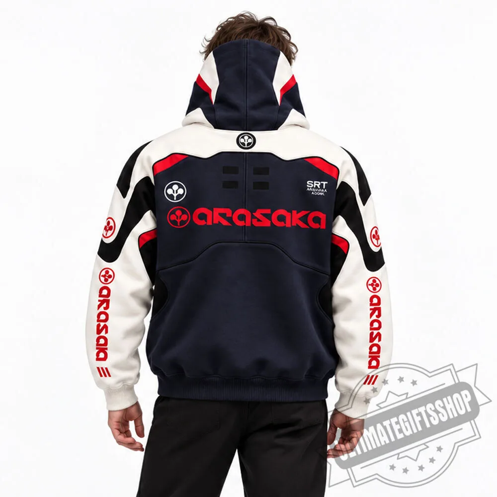 Cyberpunk 2077 Arasaka Corp Balaclava Zip-Up Hoodie 4 Cyberpunk 2077 Arasaka Corp Balaclava Zip-Up Hoodie