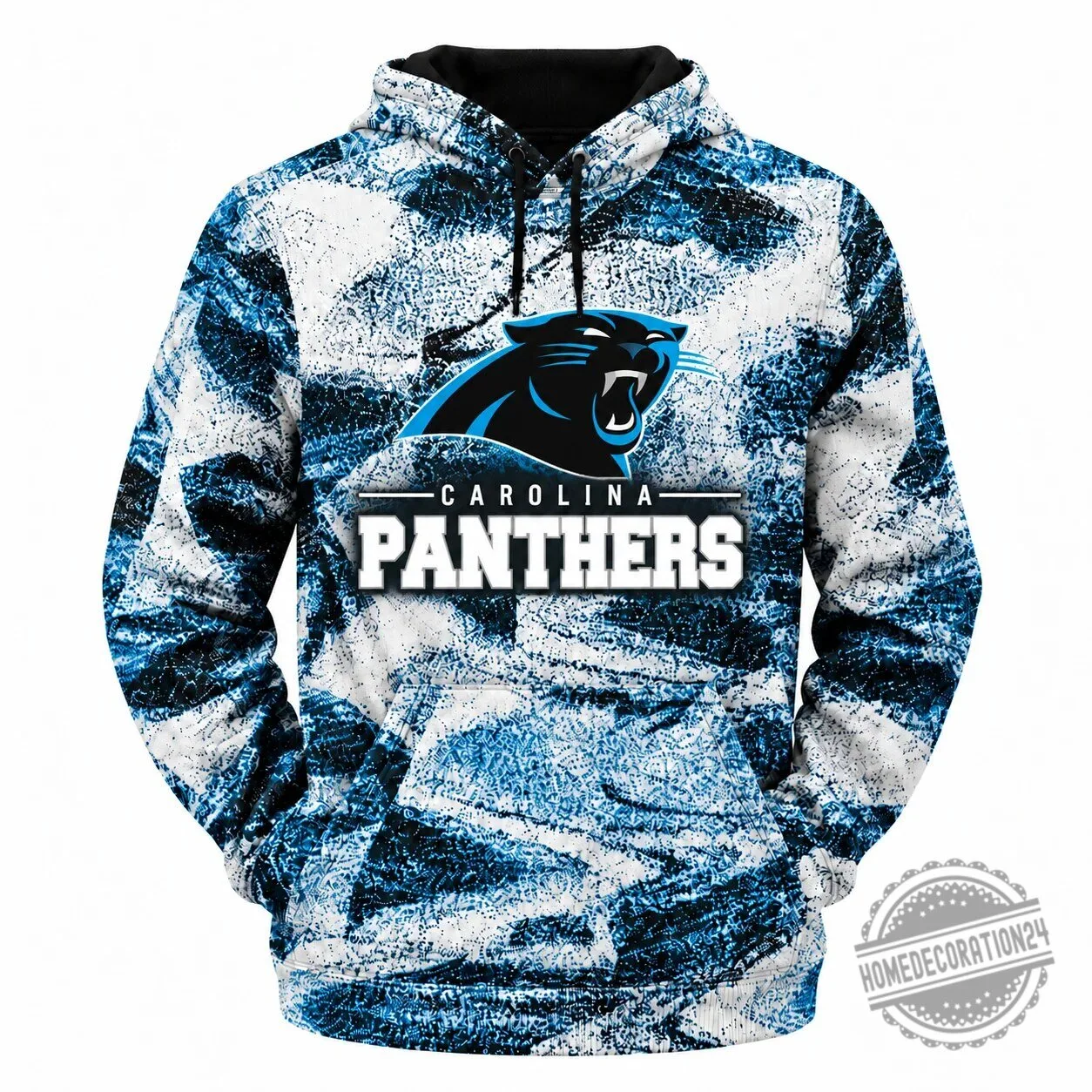 Carolina Panthers NFL True Fan All Over Print Hoodie