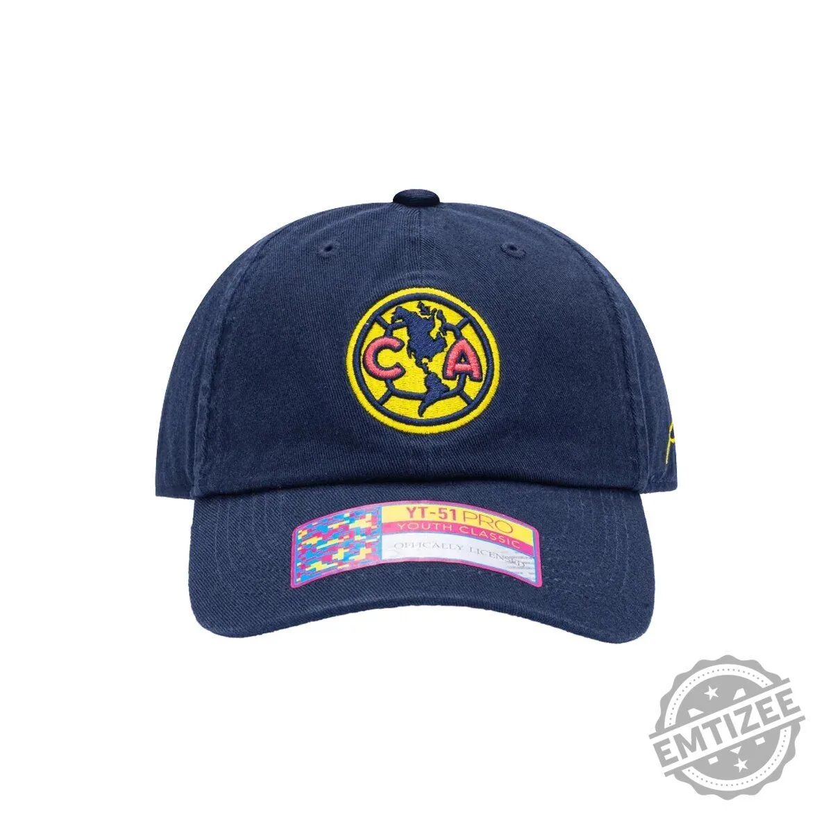 Club América Football Team Logo Navy Blue Adjustable Baseball Cap Hat 5 Club América Football Team Logo Navy Blue Adjustable Baseball Cap Hat