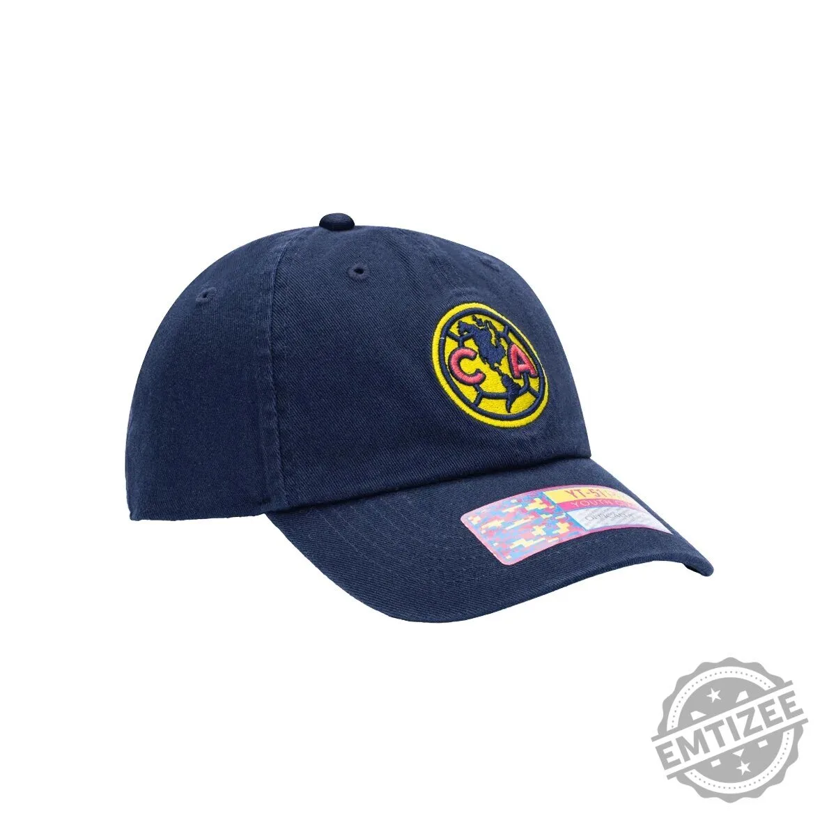 Club América Football Team Logo Navy Blue Adjustable Baseball Cap Hat 6 Club América Football Team Logo Navy Blue Adjustable Baseball Cap Hat