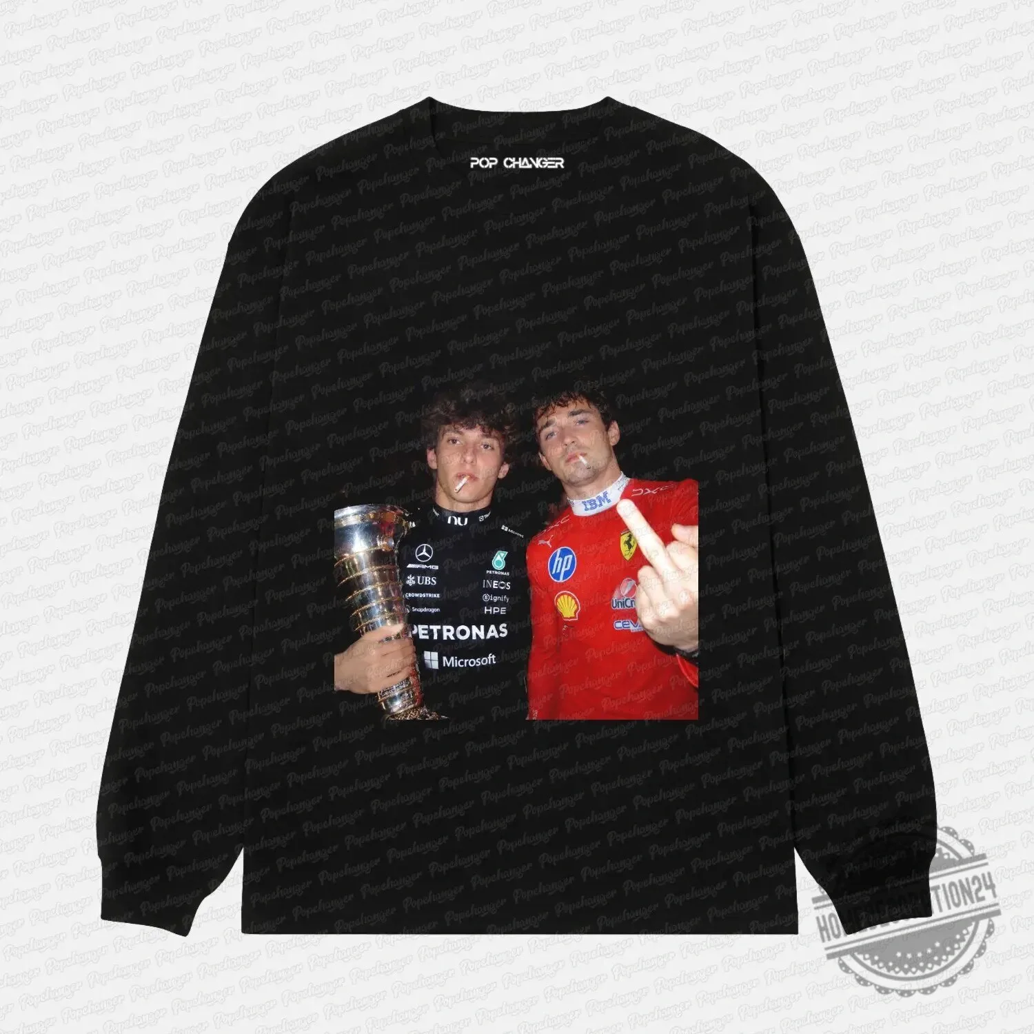 Charles Leclerc and Kimi Antonelli Racing Formula 1 T-Shirt 11 Charles Leclerc and Kimi Antonelli Racing Formula 1 T-Shirt