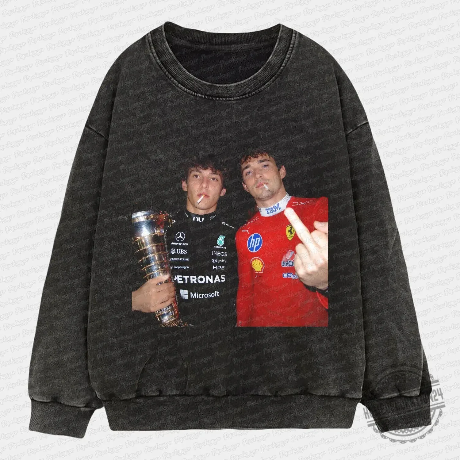 Charles Leclerc and Kimi Antonelli Racing Formula 1 T-Shirt 12 Charles Leclerc and Kimi Antonelli Racing Formula 1 T-Shirt