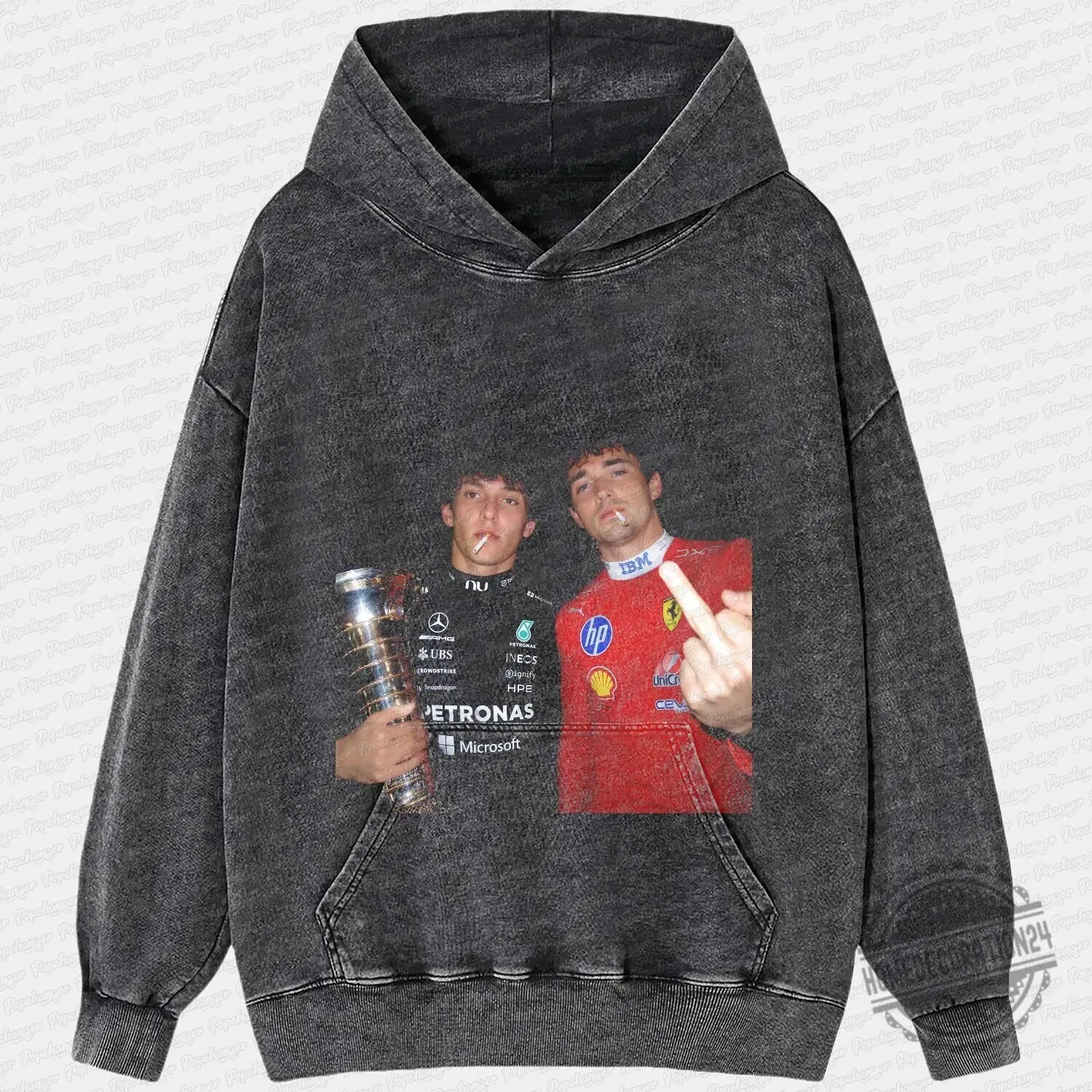 Charles Leclerc and Kimi Antonelli Racing Formula 1 T-Shirt 13 Charles Leclerc and Kimi Antonelli Racing Formula 1 T-Shirt