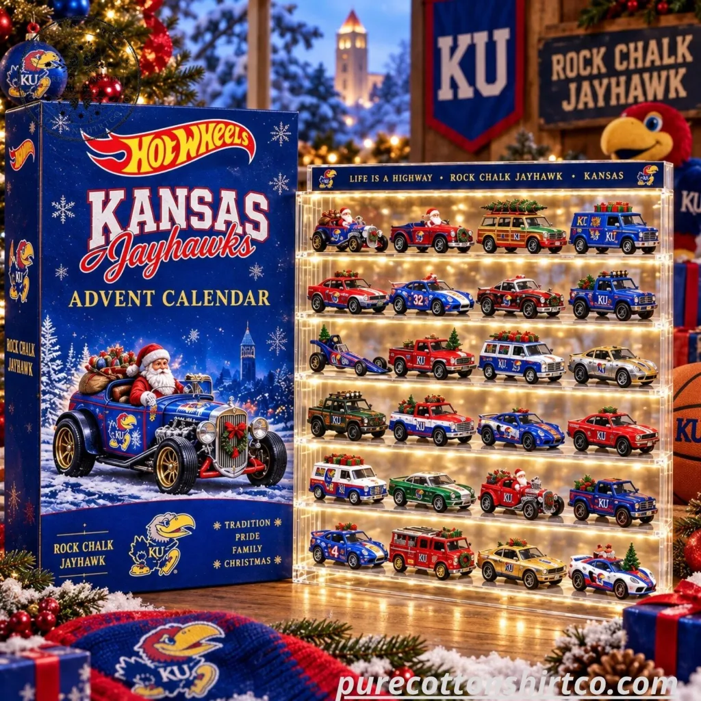 Hot Wheels Kansas Jayhawks Advent Calendar