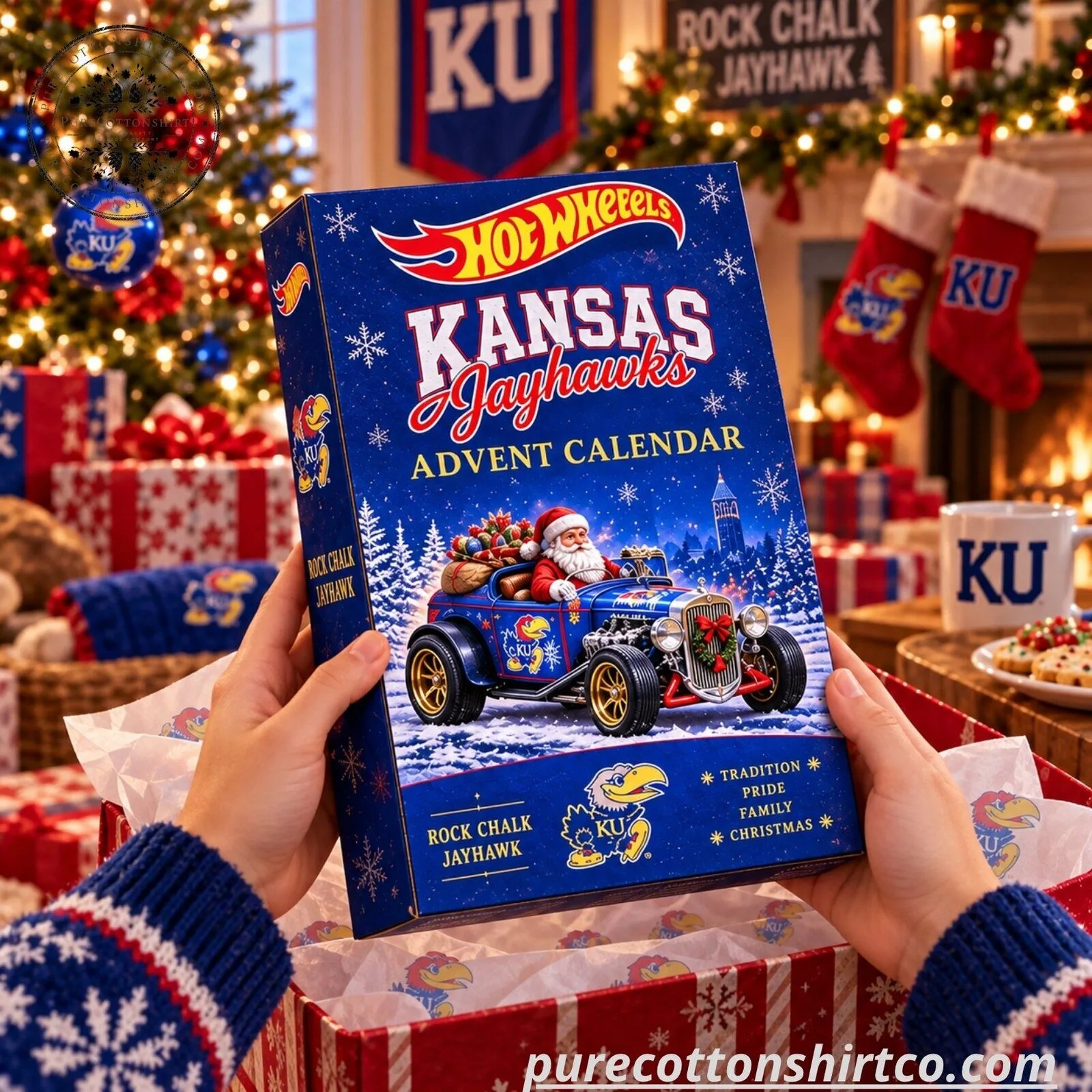 Hot Wheels Kansas Jayhawks Advent Calendar 9 Hot Wheels Kansas Jayhawks Advent Calendar