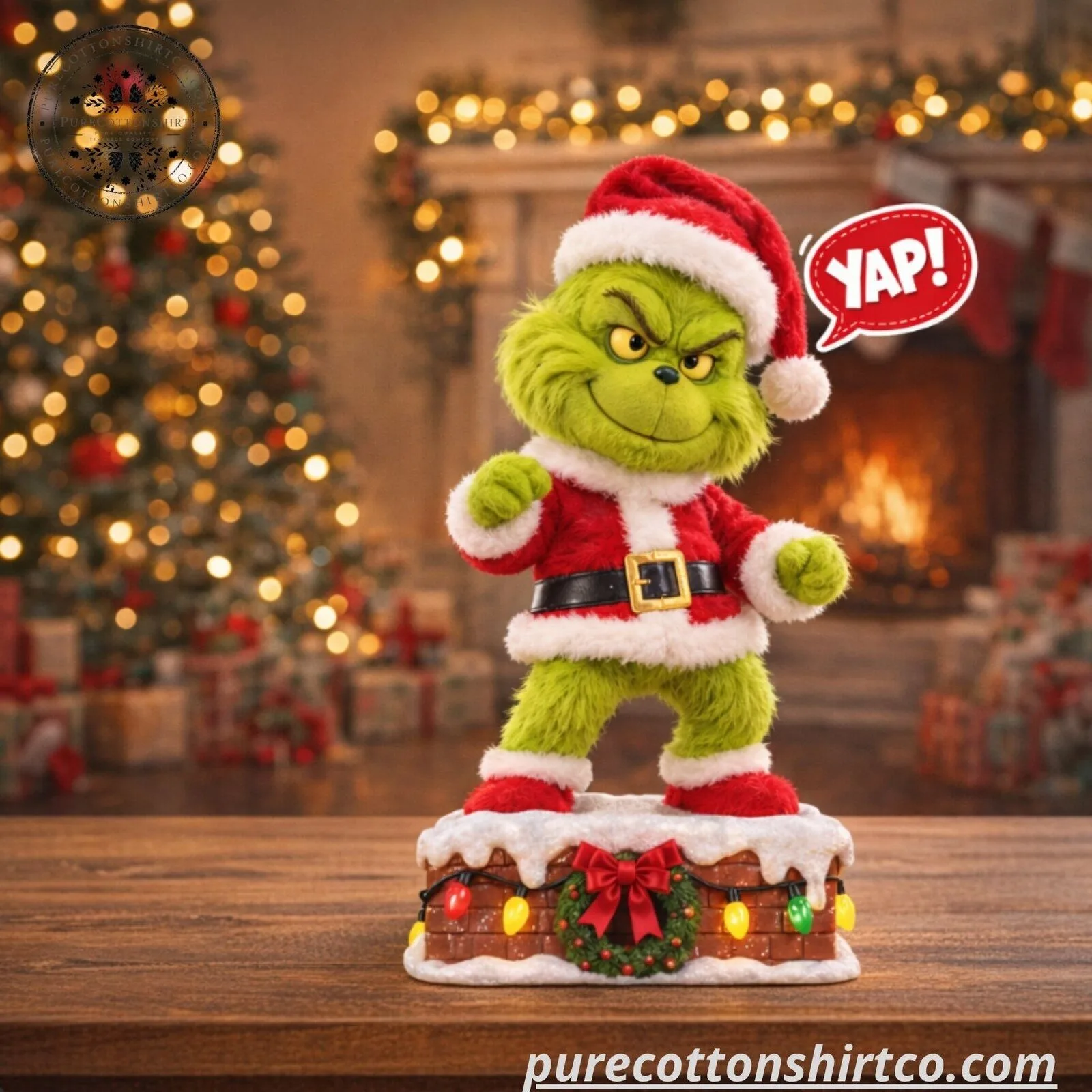 The Grinch Yap Talking Animated Toy - Interactive Repeating Grinch Plush 4 The Grinch Yap Talking Animated Toy - Interactive Repeating Grinch Plush