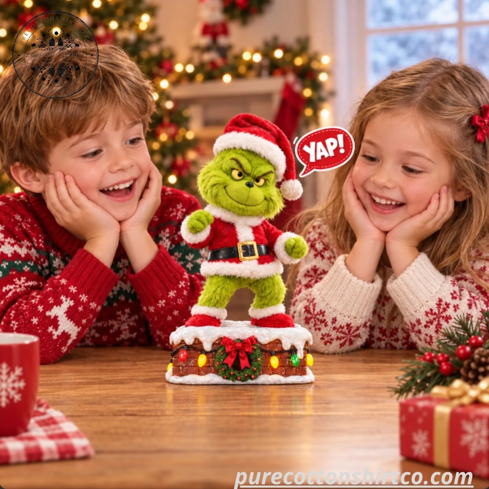 The Grinch Yap Talking Animated Toy - Interactive Repeating Grinch Plush 5 The Grinch Yap Talking Animated Toy - Interactive Repeating Grinch Plush