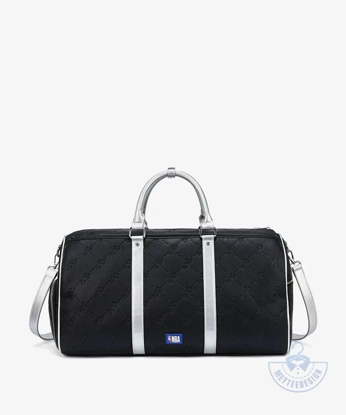 San Antonio Spurs NBA Basketball Team Logo Black Quilted Duffel Bag 17 San Antonio Spurs NBA Basketball Team Logo Black Quilted Duffel Bag