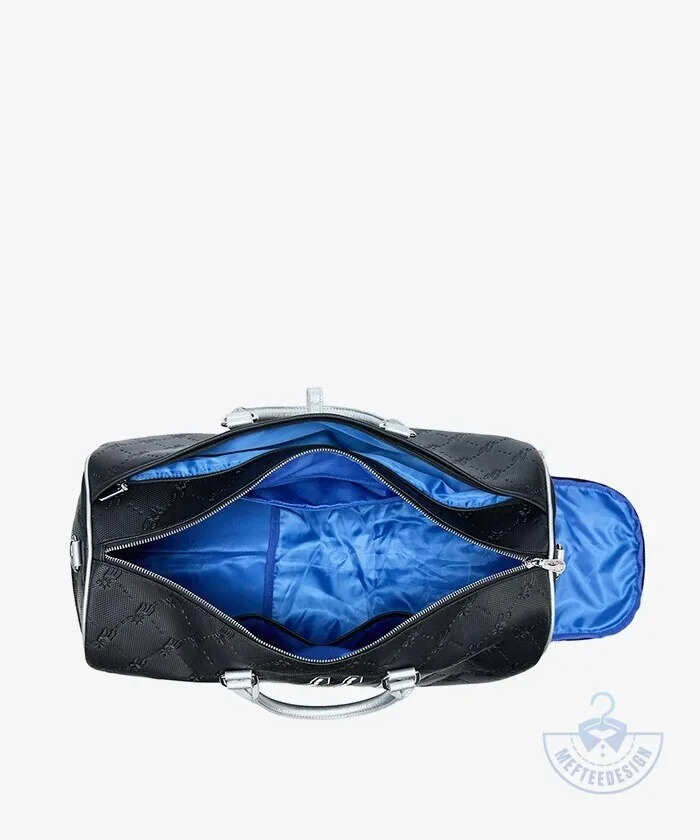 San Antonio Spurs NBA Basketball Team Logo Black Quilted Duffel Bag 19 San Antonio Spurs NBA Basketball Team Logo Black Quilted Duffel Bag