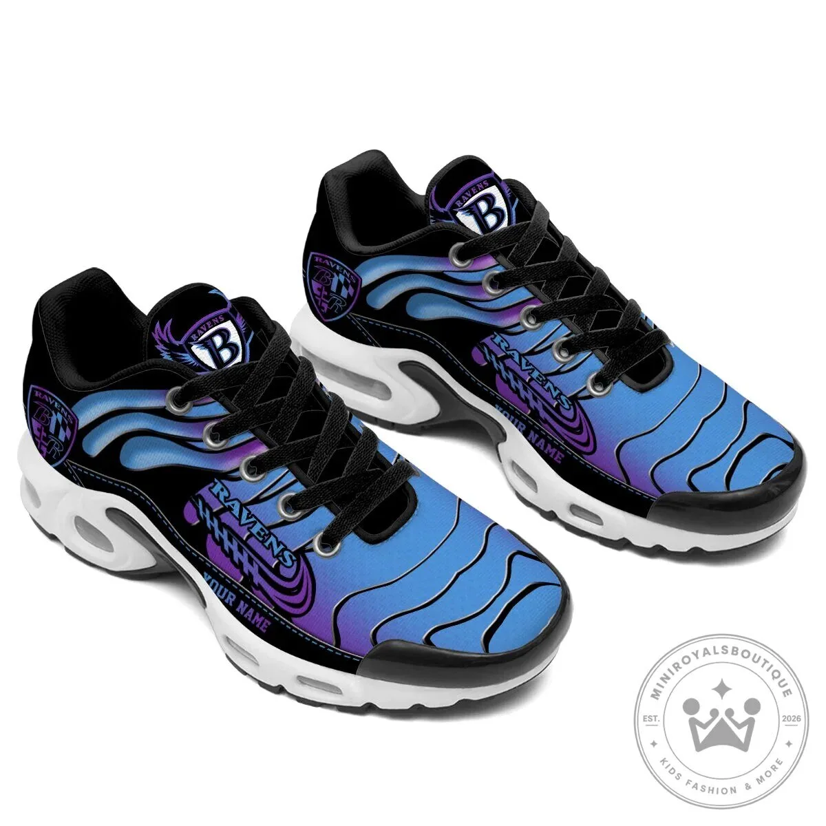 Custom Sport Shoes - The Flock Edition for Baltimore Ravens Fans 15 Custom Sport Shoes - The Flock Edition for Baltimore Ravens Fans
