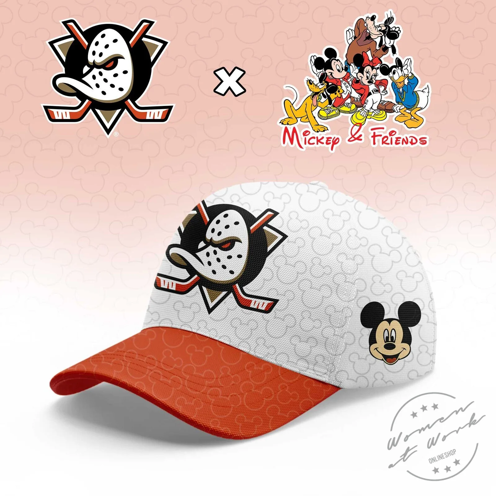 Anaheim Ducks Mickey Mouse and Friends Night Custom Hockey Jersey 5 Anaheim Ducks Mickey Mouse and Friends Night Custom Hockey Jersey