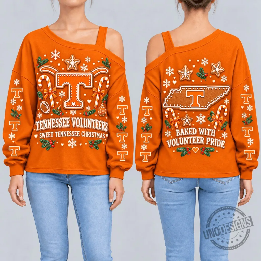 Tennessee Volunteers Sweet Christmas Baked With Volunteer Pride Long Sleeve Sweatshirt Tennessee Volunteers Sweet Christmas Baked With Volunteer Pride Long Sleeve Sweatshirt