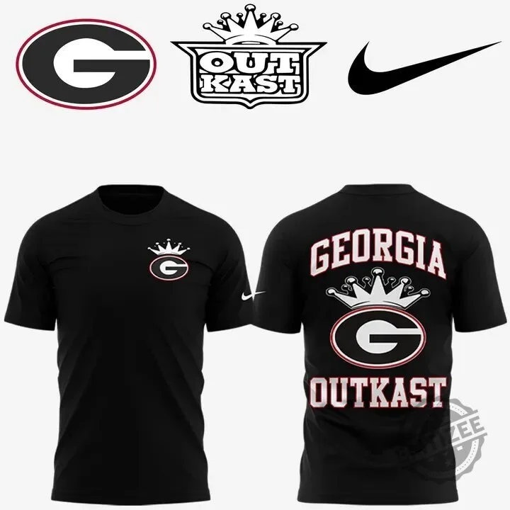 Georgia Bulldogs Outkast Nike Collaboration Black Fan T-Shirt