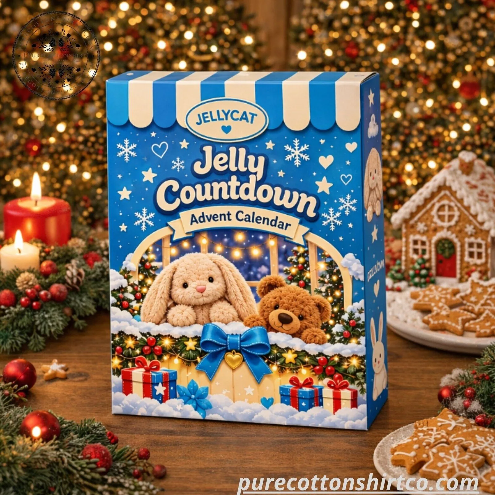Jellycat Jelly Countdown Advent Calendar - 24 Days Ornament Blind Box Christmas Countdown Set 8 Jellycat Jelly Countdown Advent Calendar - 24 Days Ornament Blind Box Christmas Countdown Set