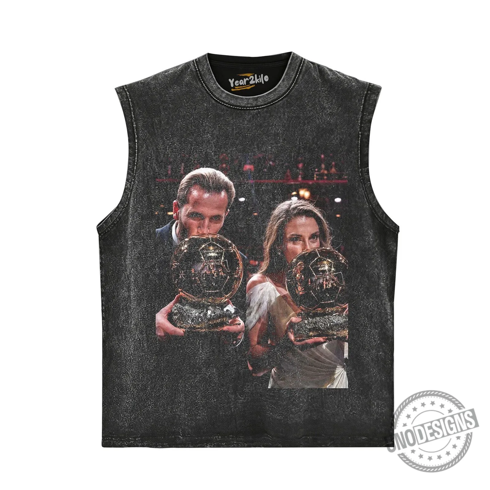Alexia Putellas and Karim Benzema Ballon d'Or Winners T-Shirt 9 Alexia Putellas and Karim Benzema Ballon d