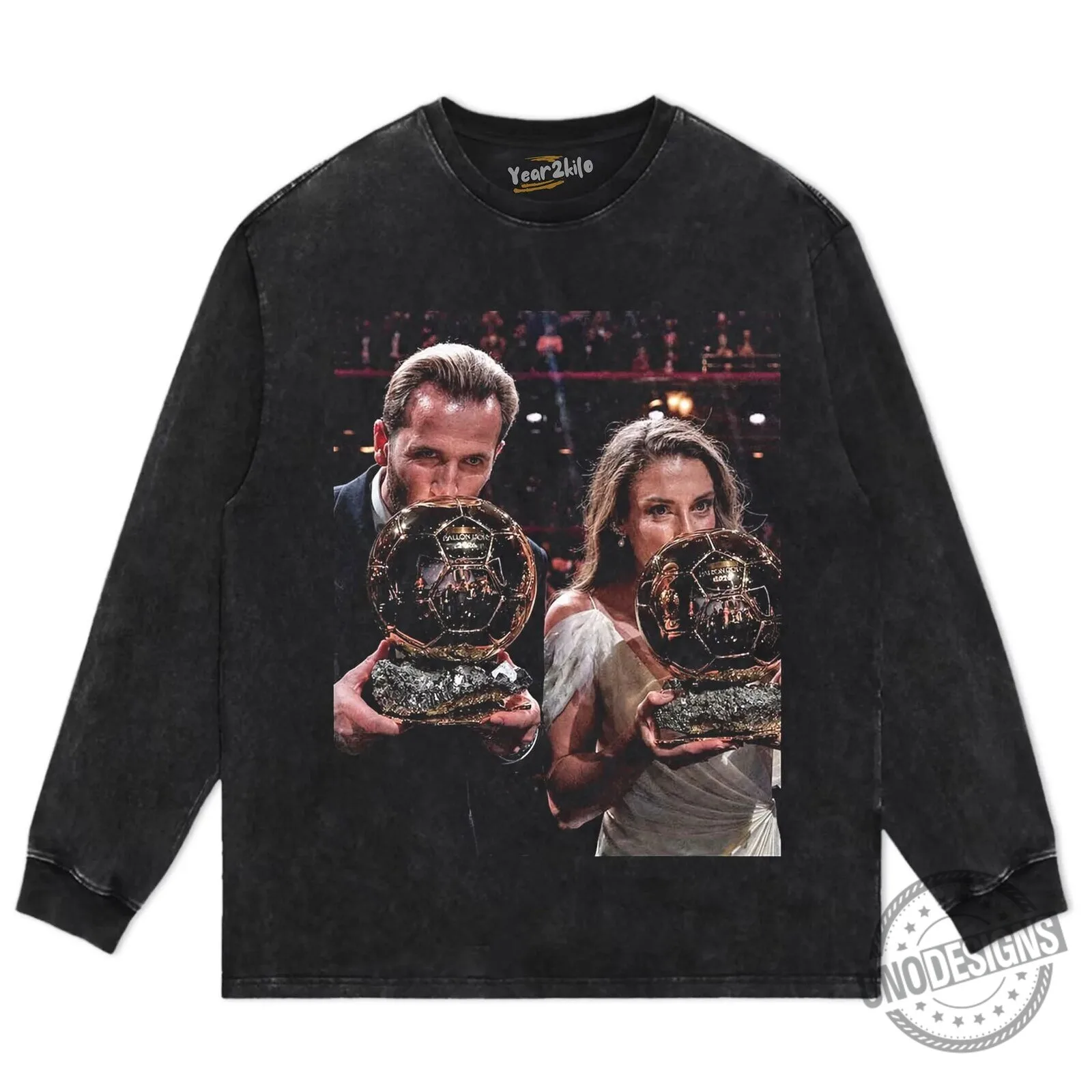 Alexia Putellas and Karim Benzema Ballon d'Or Winners T-Shirt 12 Alexia Putellas and Karim Benzema Ballon d