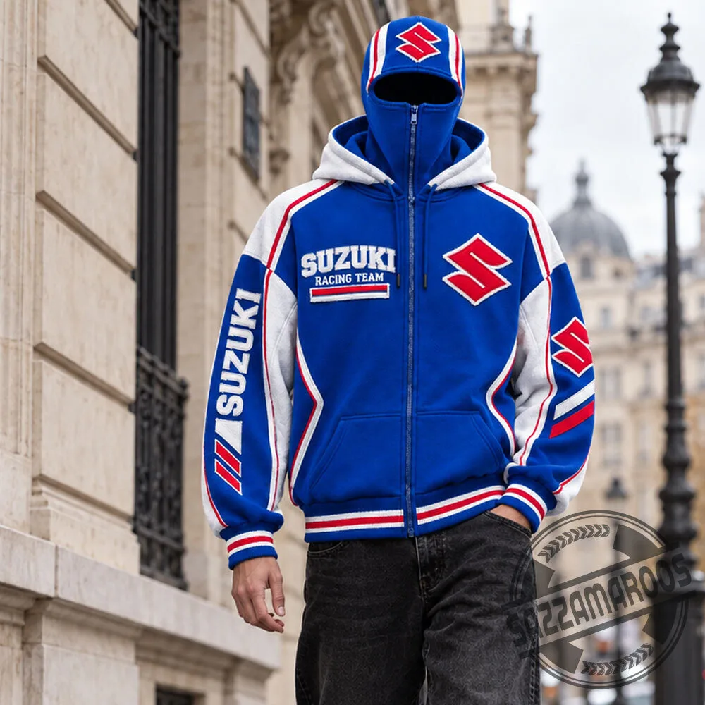Suzuki Racing Team Balaclava Zip Up Hoodie