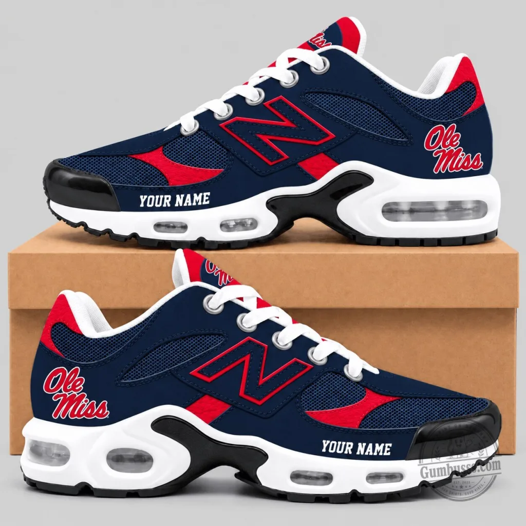 Ole Miss Rebels Personalized Running Shoes NCAA Air Cushion Sneakers Ole Miss Rebels Personalized Running Shoes NCAA Air Cushion Sneakers