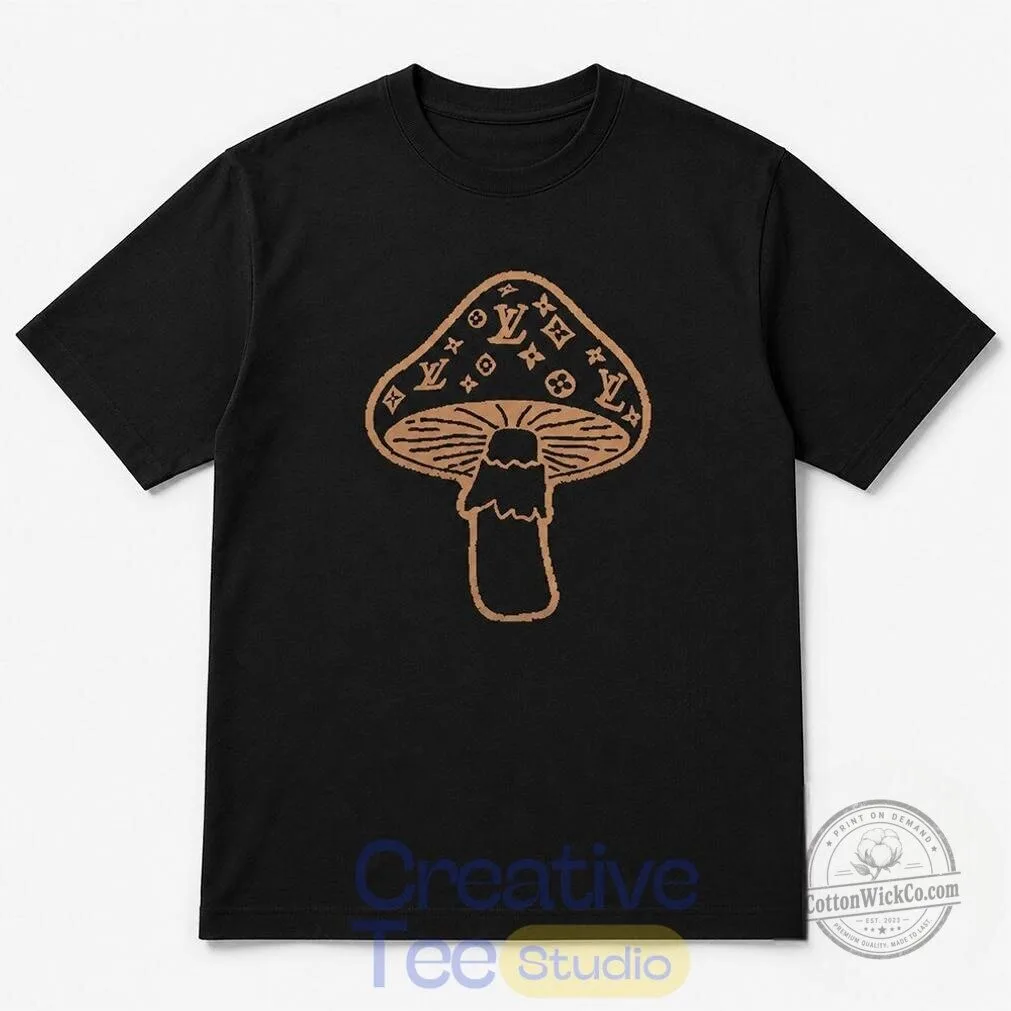Ja Morant Louis Vuitton Mushroom Logo Black T-Shirt 3 Ja Morant Louis Vuitton Mushroom Logo Black T-Shirt