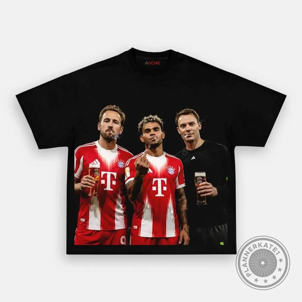 Harry Kane Manuel Neuer Luis Diaz Bayern Munich Football Club T-Shirt