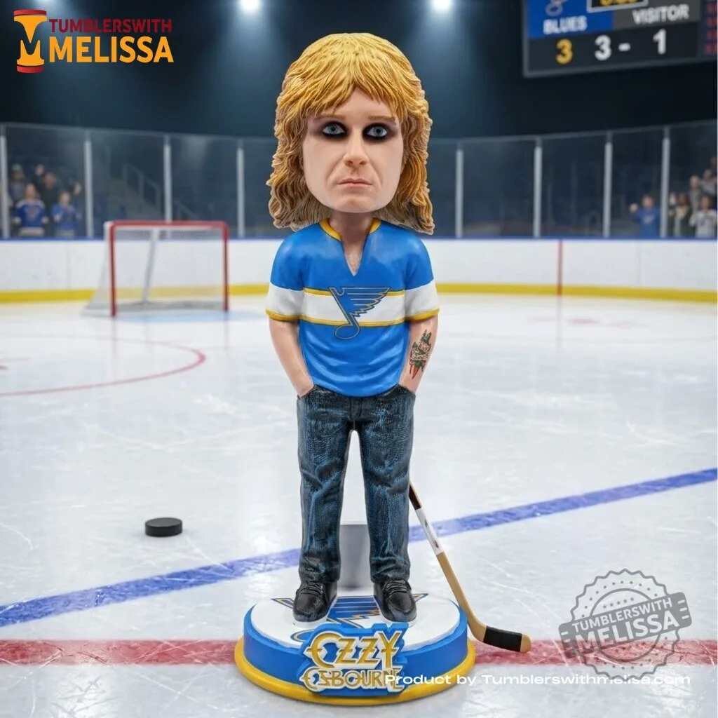 St. Louis Blues Ozzy Osbourne Tribute Night Bobblehead 3 St. Louis Blues Ozzy Osbourne Tribute Night Bobblehead premium quality collectible or lifestyle product for everyday use