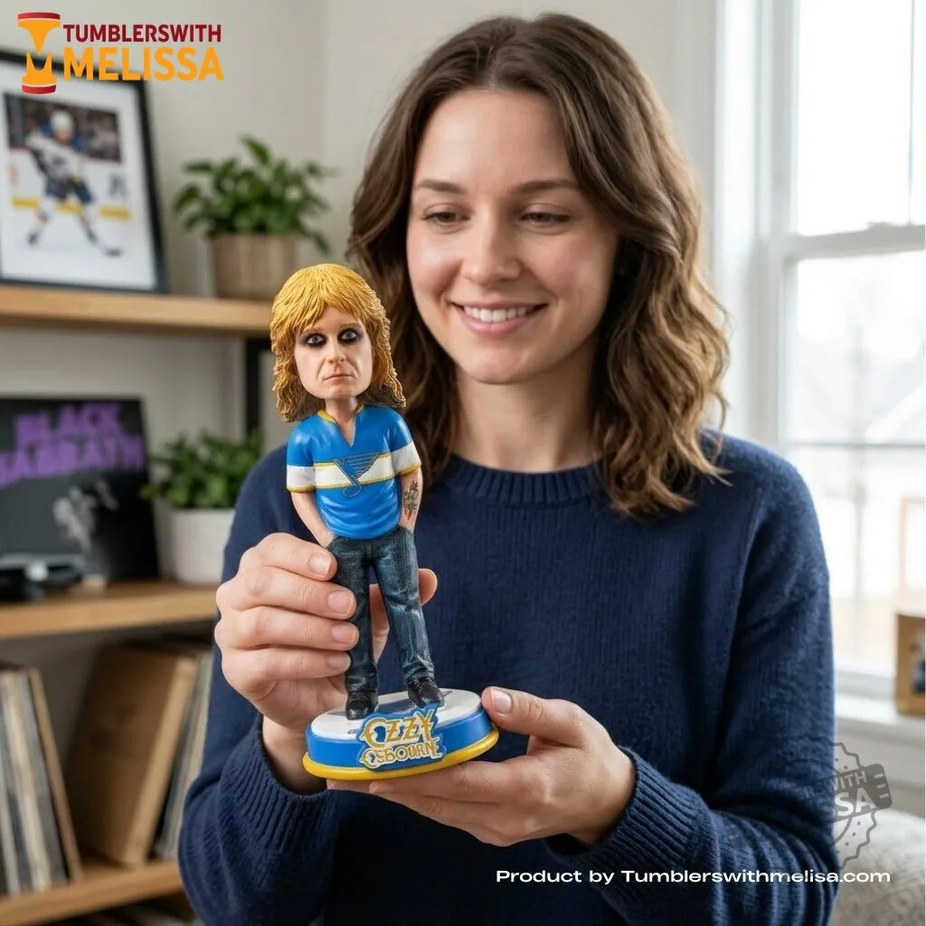 St. Louis Blues Ozzy Osbourne Tribute Night Bobblehead 5 St. Louis Blues Ozzy Osbourne Tribute Night Bobblehead premium quality collectible or lifestyle product for everyday use