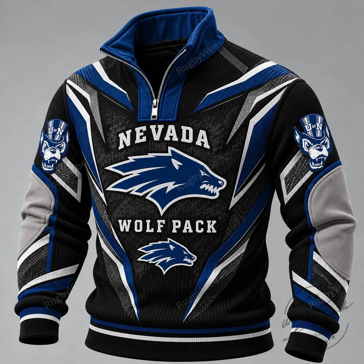 Nevada Wolf Pack Quarter-Zip Pullover Sweatshirt