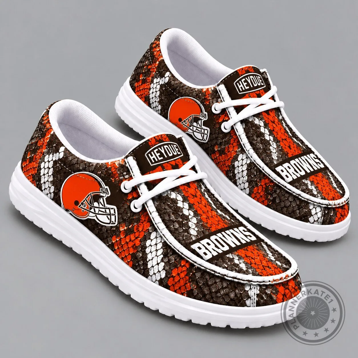 Cleveland Browns NFL Exotic Snakeskin Pattern Casual Loafers Shoes 1 Cleveland Browns NFL Exotic Snakeskin Pattern Casual Loafers Shoes