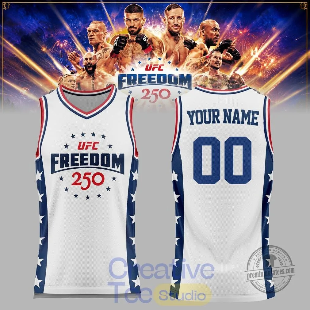 UFC Freedom 250 Ultimate Fighting Championship White House Custom Basketball Jersey