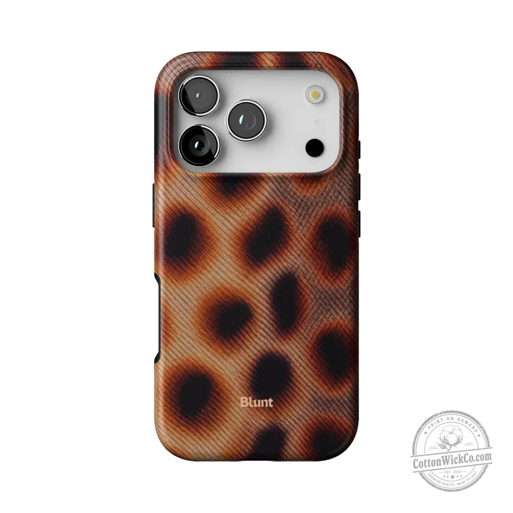 Leopard Print Animal Pattern Blunt Brand iPhone Case