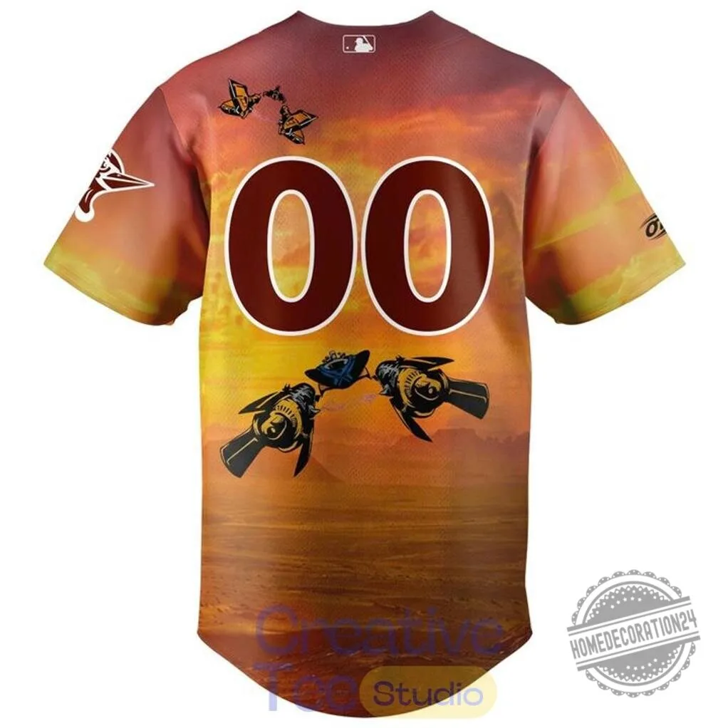 Fayetteville Woodpeckers Star Wars Night Baseball Jersey Custom Number 5 Fayetteville Woodpeckers Star Wars Night Baseball Jersey Custom Number