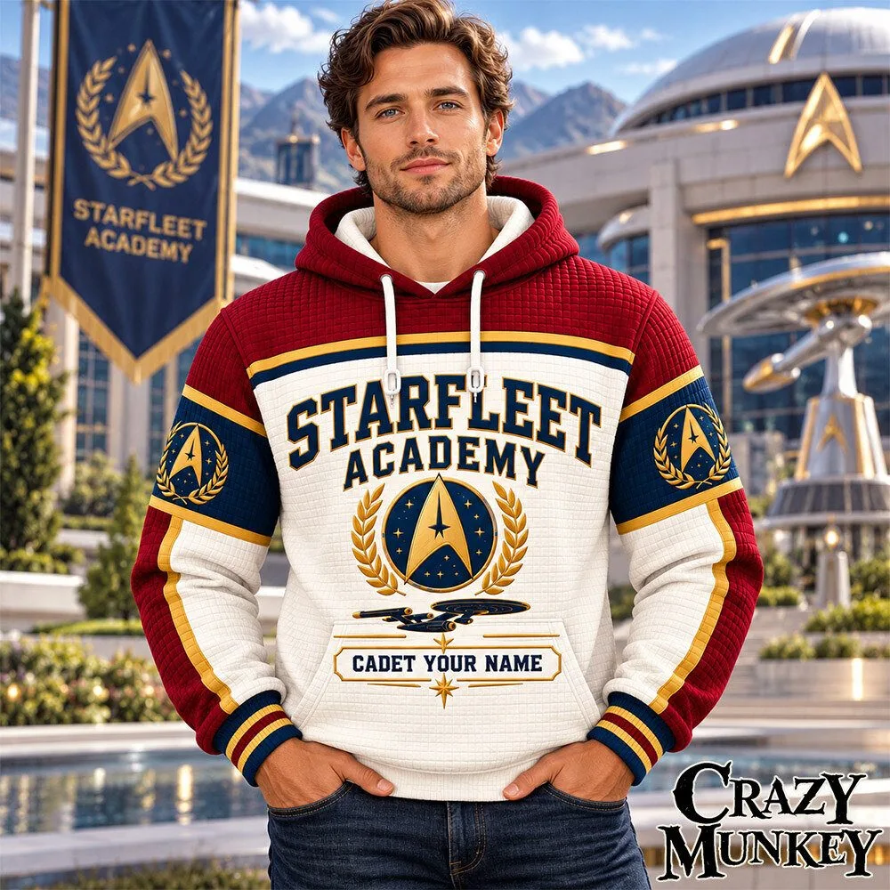 Star Trek Starfleet Academy Cadet Custom Name Waffle Hoodie | Apparel