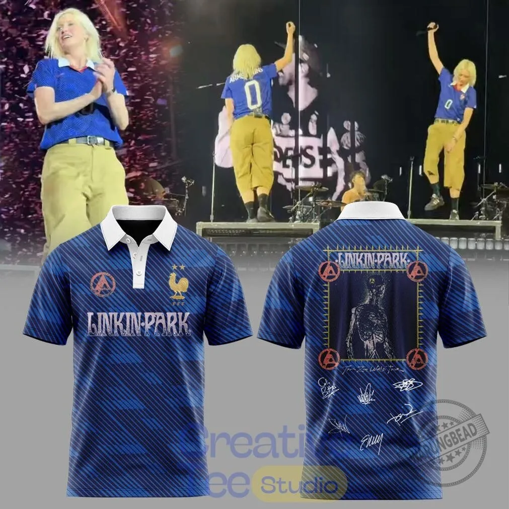 Linkin Park From Zero World Tour 2026 France Rugby Polo Shirt 6 Linkin Park From Zero World Tour 2026 France Rugby Polo Shirt
