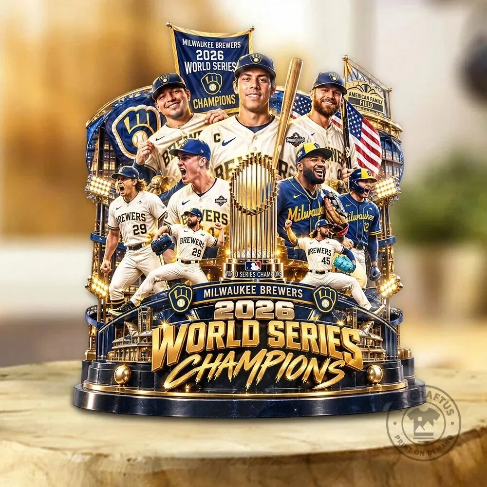 Milwaukee Brewers 2026 World Series Champions Acrylic Plaque
