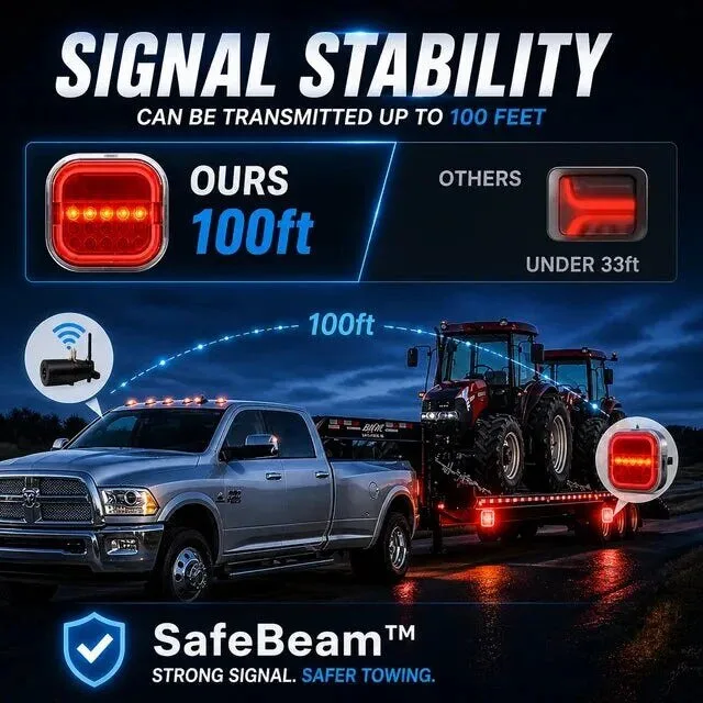 Wireless Trailer Lights with Strong Signal Stability for Safer Towing 14 Wireless Trailer Lights with Strong Signal Stability for Safer Towing