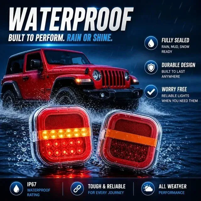 Wireless Trailer Lights with Strong Signal Stability for Safer Towing 16 Wireless Trailer Lights with Strong Signal Stability for Safer Towing