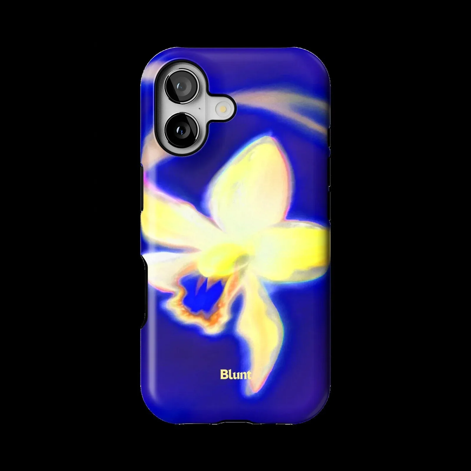 Electric Orchid Floral Design Hard Shell Protective Phone Case