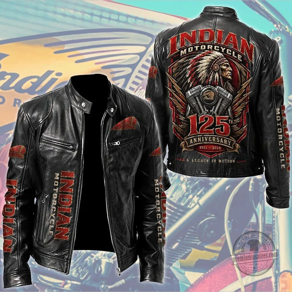 Legacy In Motion Leather Jacket for Indian Motorcycle's 125th Anniversary