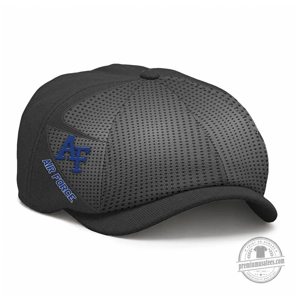 Air Force Falcons NCAA Embroidered Newsboy Cap, Bakerboy Cap Air Force Falcons NCAA Embroidered Newsboy Cap, Bakerboy Cap